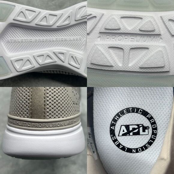 NWT APL Mens Gray Ombre Techloom Breeze Running Sneaker Size 9 Lace Up Low Top - Picture 14 of 15